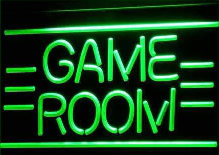 GAME ROOM Displays Toys TV Neon Light Sign